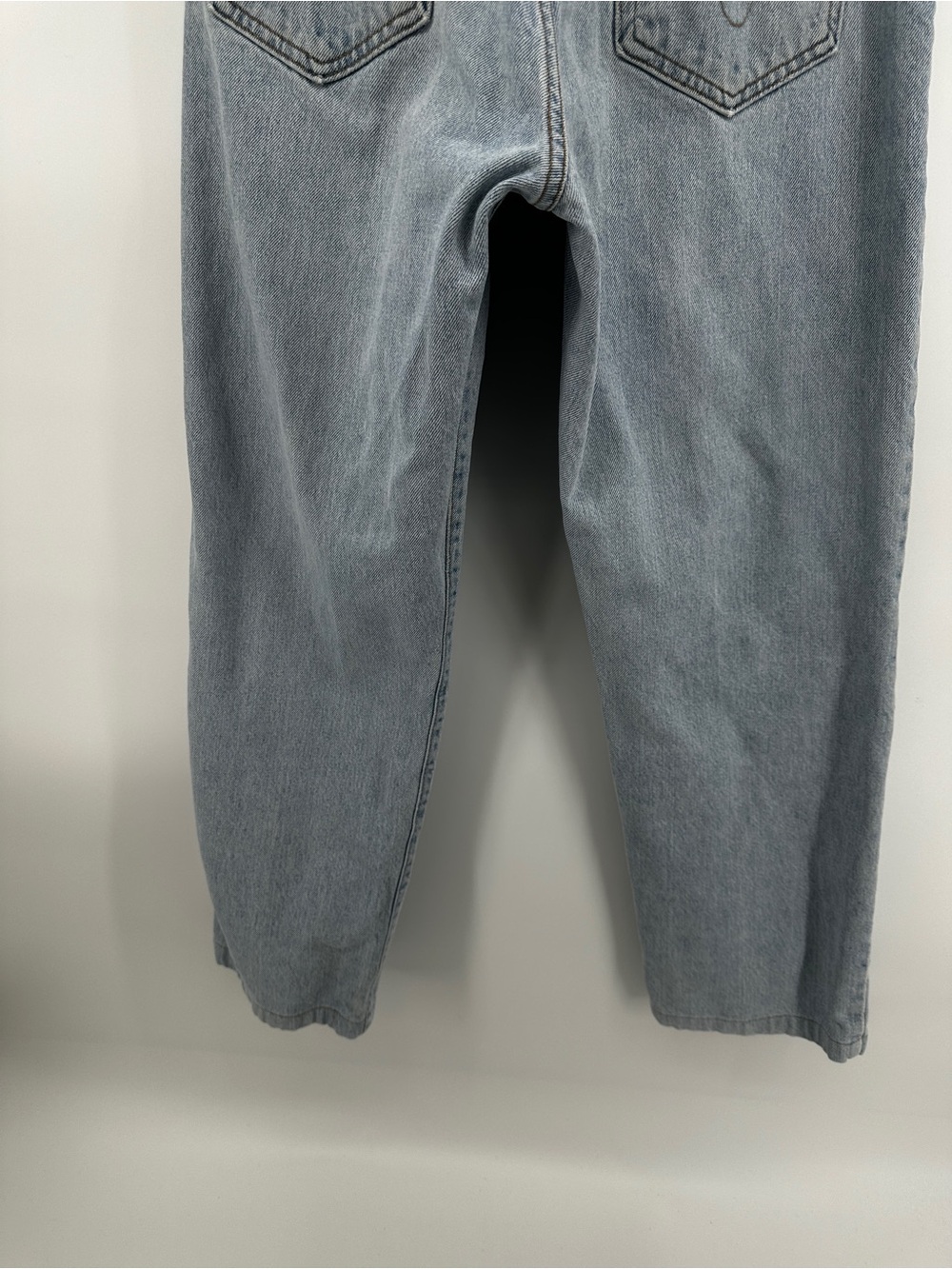 Calvin Klein VTG Y2K Heritage Streetwear Light Wash Straight-Leg Jeans Sz32 - Picture 12 of 16